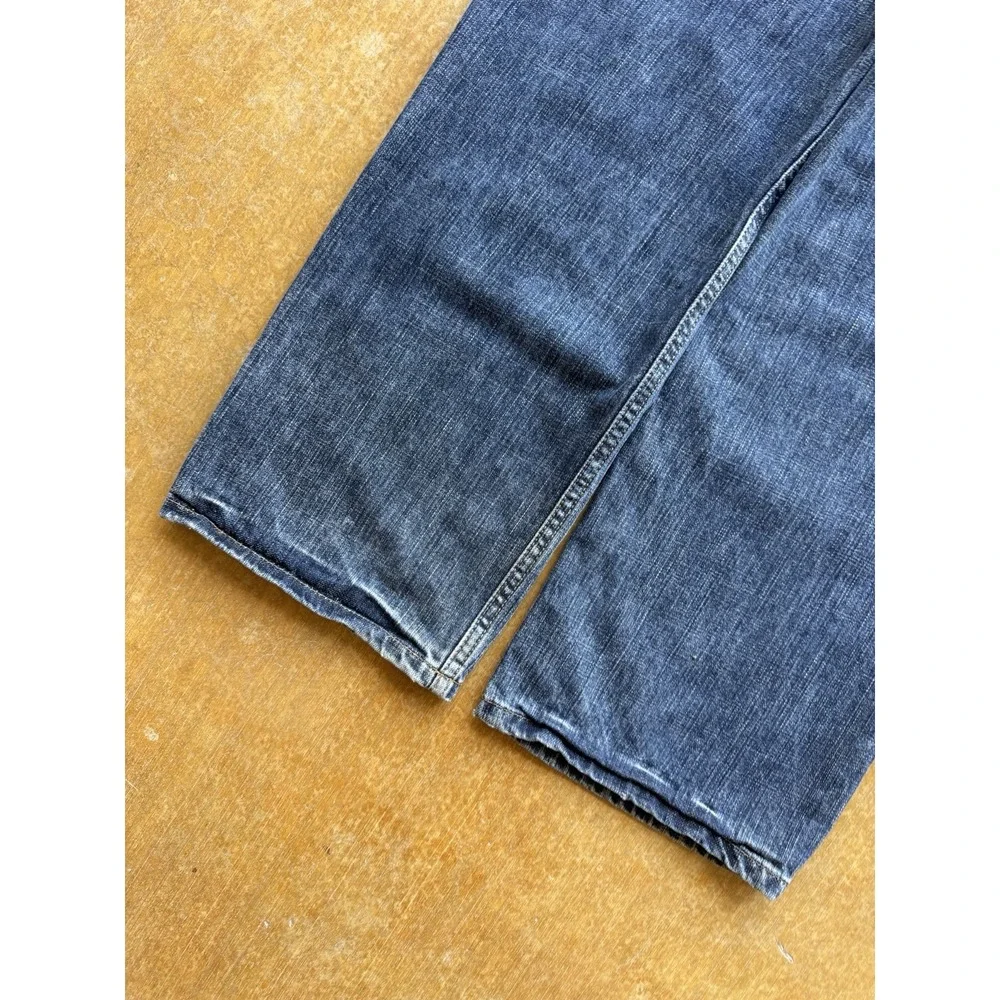 VTG Tony Hawk Baggy Dark Wash Straight Leg Denim Jeans Skater Y2K Boys 18Y 28x28